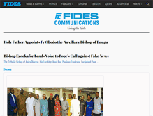Tablet Screenshot of fidesnigeria.org